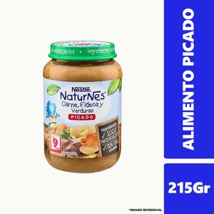 Alimento Picado Naturnes Carne con Verduras 215Gr
