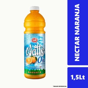 Nectar Watts Naranja 0% Azucar 1,5Lt