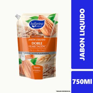 Jabon Liquido Ballerina Avellana Almendra 750ml