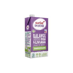 Leche Surlat Semidescremada Sin Lactosa 1Lt