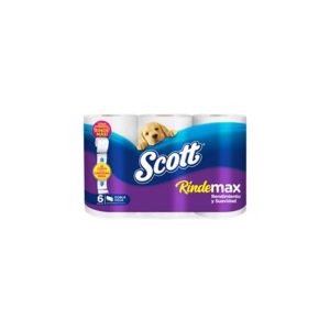 Papel Higienico Scott Rindemax Doble Hoja 6x22mt