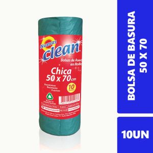 Bolsa Aseo Clean 50x70cm 10Un