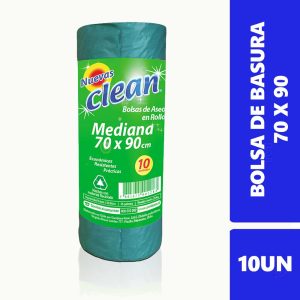 Bolsa Aseo Clean 70x90cm 10Un