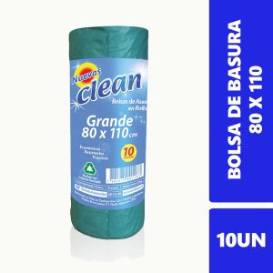 Bolsa Aseo Clean 80x110cm 10Un