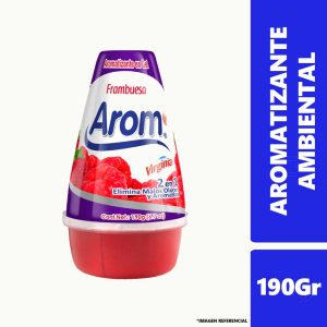 Aromatizante Ambiental Gel Frambuesa Cono Arom 190Gr