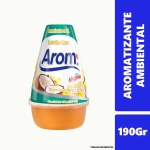 Aromatizante Ambiental Gel Vainilla/ Coco Arom 190Gr