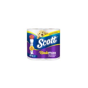 Papel Higienico Doble Hoja Scott Rindemax 4rollosx21m