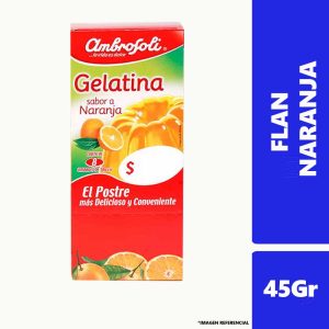 Gelatina Naranja Ambrosoli Caj 50g