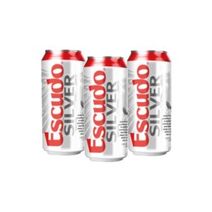 Cerveza Escudo Silver Lata 470cc