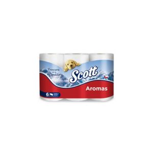 Papel Higienico Doble Hoja Scott Aromas 6rollosx21m