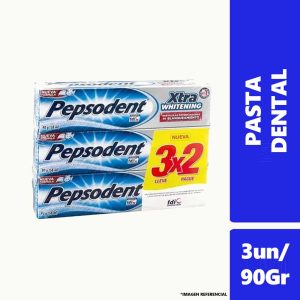 Pasta Dental Pepsodent Whitening 3x90 gr