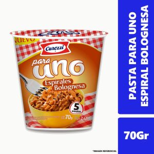 Pasta Para Uno Bolognesa Carozzi 70g