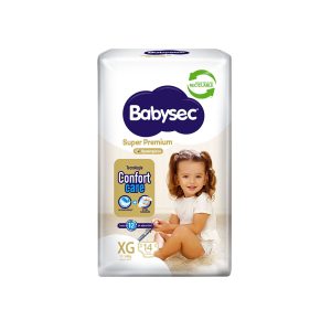 Pañal Babysec Super Premium XG 14u