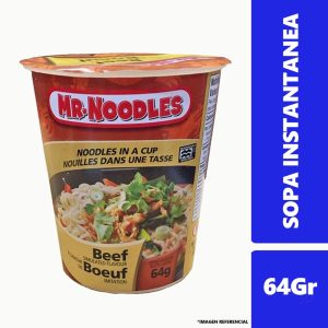 Pasta Instantanea Mr Noodles Carne 64g