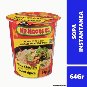 Pasta Instantanea Mr Noodles Pollo Picante 64g