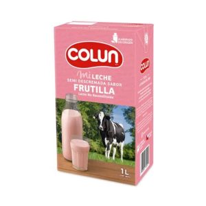 Leche Semi Descremada Frutilla Colun 1Lt