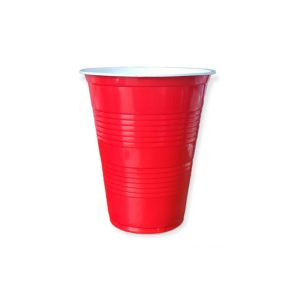 Vaso Bicolor Rojo 500 cc