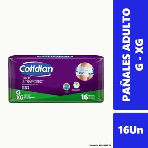 Pañales Adulto Cotidian Pants Ultraprotect G/XG 16Un
