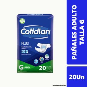 Pañales Adulto Cotidian Plus G 20Un