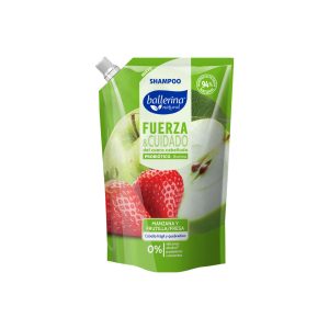 Shampoo Ballerina Fuerza Manzana Frutilla 750Ml
