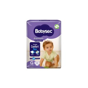Pañal Babysec Premium G 68Un