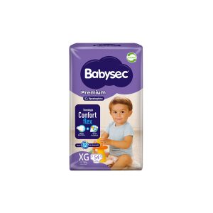 Pañal Babysec Premium XG 54 Unidades
