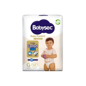 Pañal Babysec Super Premium G 68 Unidades