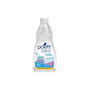 Aromatizante Tela Poett Algodon Repuesto 450 ml