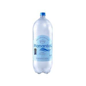 Agua Manantial Con Gas 3lt