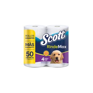 Higienico Scott Rindemax Doble Hoja 4x50 mt