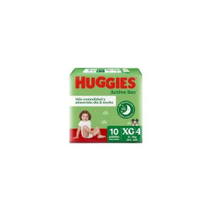 Pañal Huggies Active Sec Xg 10un
