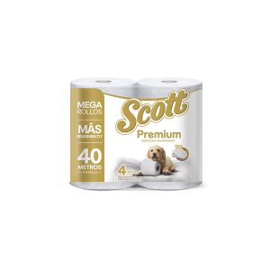 Higienico Scott Premium Triple Hoja 4x40 mt