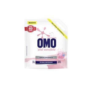 Deterg Liq Omo Piel Sensible 3lt