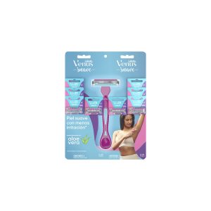 Maquina Afeitar Prestobarba Mujer Venus3 Display 8 Unidades