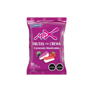 Masticable Colombina Max Frutas Con Crema 100 Unidades