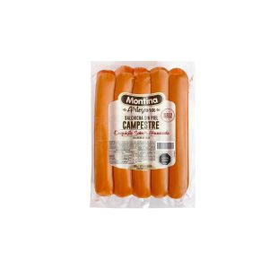 Salchicha Montina Campestre Pollo 10un, 500gr