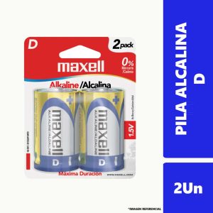 Pila Alcalina D Grande Maxell 2U