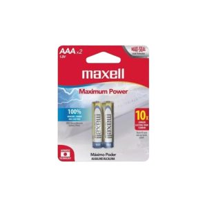 Pila Alcalinas AAA Maxell 2x48