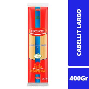Fideo Lucchetti Cabello Largo Bol 400g