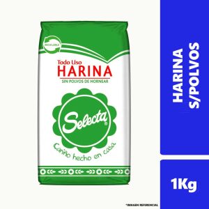Harina Sin Polvo Selecta Paq 1kg