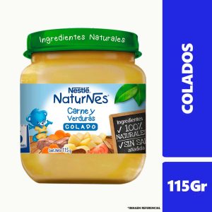 Alimento Colado Naturnes Carne con Verduras 115Gr