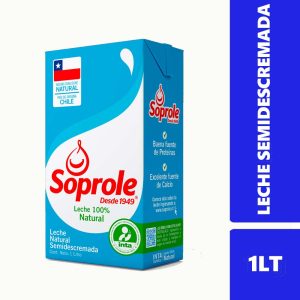 Leche Semidescremada Soprole 1l