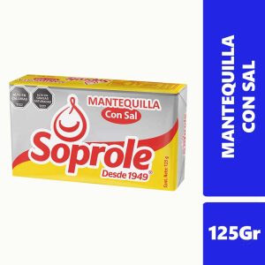 Mantequilla Soprole Con Sal Pan 125g