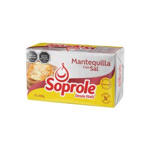 Mantequilla Soprole Pan Con Sal 250Gr