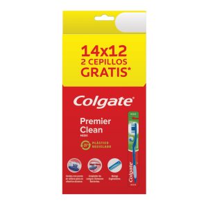 &nbsp;Cepillo Dental Colgate Medio Premier Clean 14UN