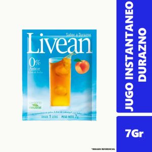Jugo en Polvo Livean Durazno 7gr