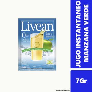 Jugo en Polvo Livean Manzana Verde 7Gr