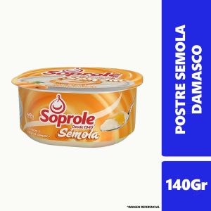 Postre Semola con Leche Damasco Soprole 140Gr