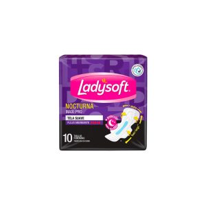 Toalla Higienica Ladysoft Nocturna Maxi Pro Flujo Abundante 10Un