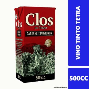Vino Tetra Clos De Pirque Cabernet Sauvignon 500cc